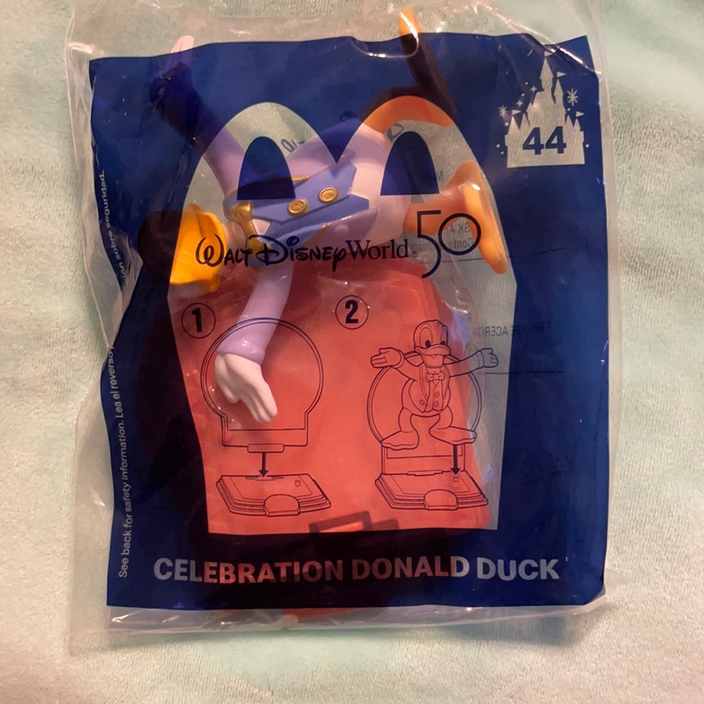 Celebration donald duck (#44) disney anniversary mcdonald’s toy